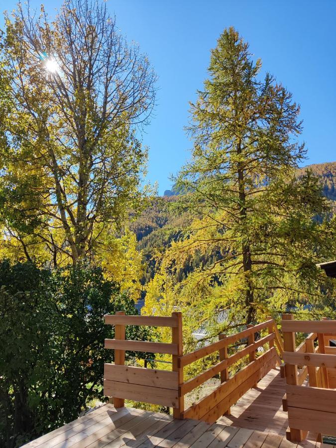 Chalet Ailleurs Appartement A Molines En Queyras Exterior photo