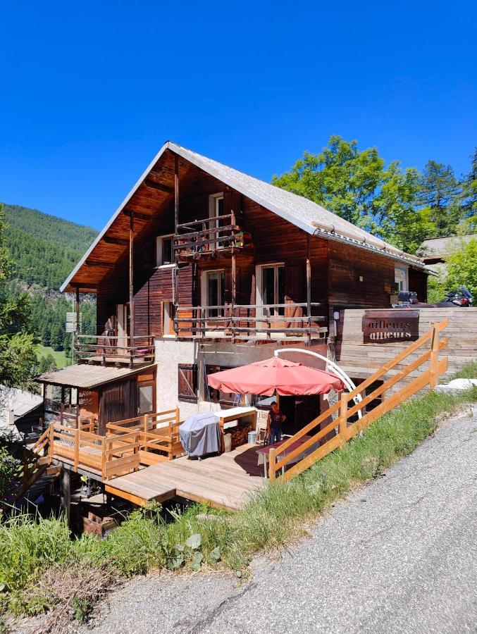 Chalet Ailleurs Appartement A Molines En Queyras Exterior photo